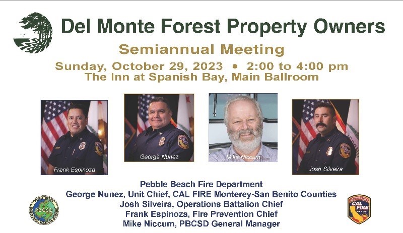 Semi-Annual Meeting Audio Transcript – Del Monte Forest Property